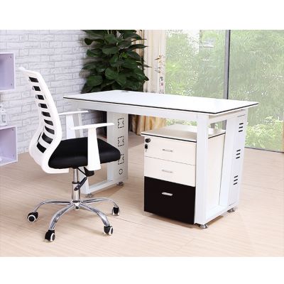 四人廣州辦公家具 梯形鋼架職員辦公桌與屏風工作位組合的優勢